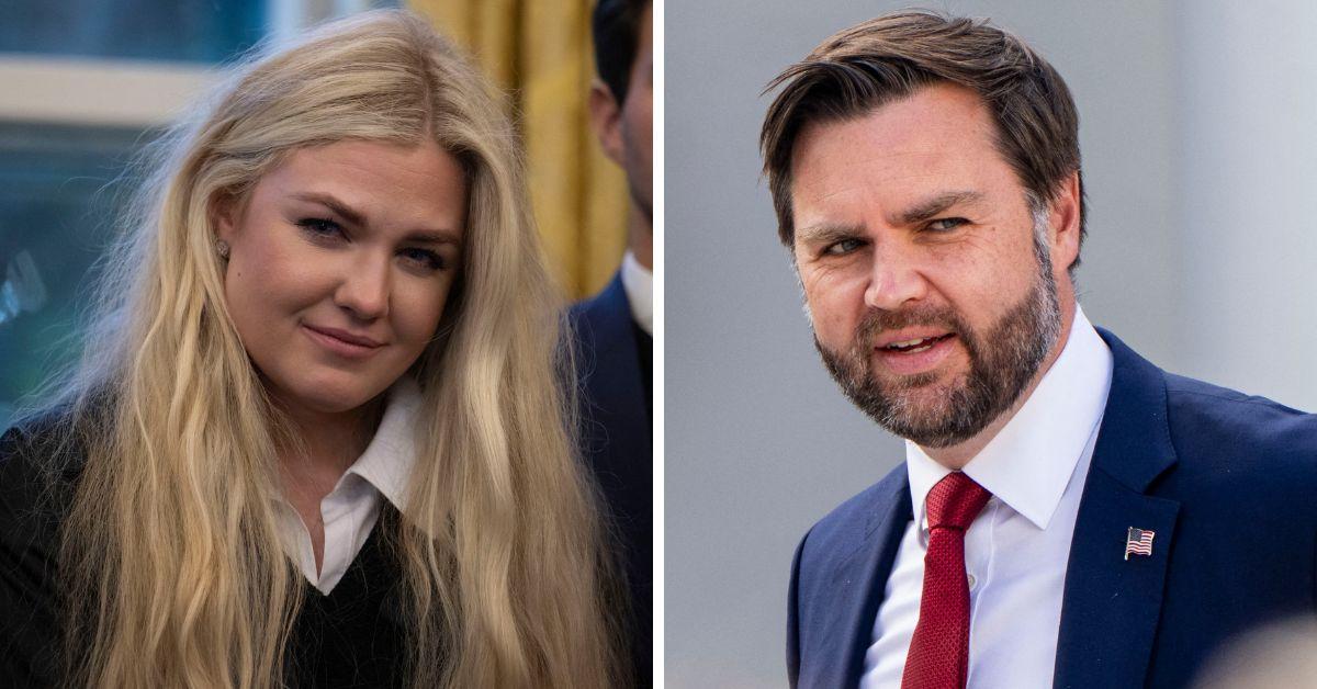 Photo of Erika Kirk, JD Vance