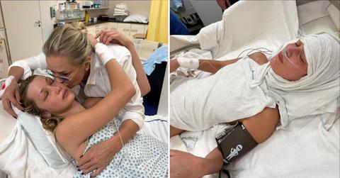 Composite photo of Bella Hadid