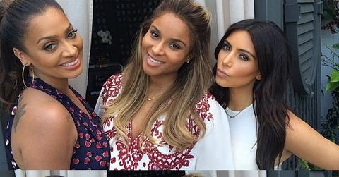//kim kardashian layla anthony ciara babyshower square