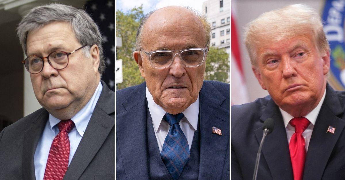 Bill Barr Doesn't Rule Out Claims Giuliani Schemed With Trump to Sell Pardons