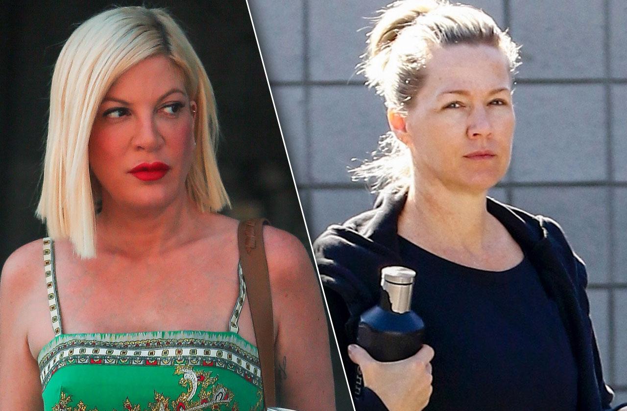 //tori spelling begged jennie garth reboot pp