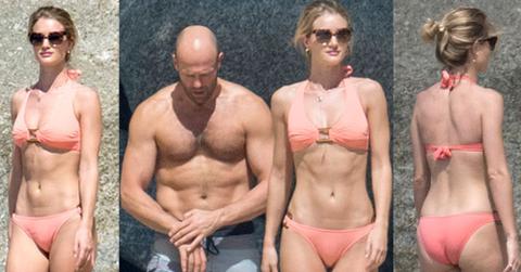 Rosie Huntington Whiteley Bikini Photos With Shirtless JasonStatham