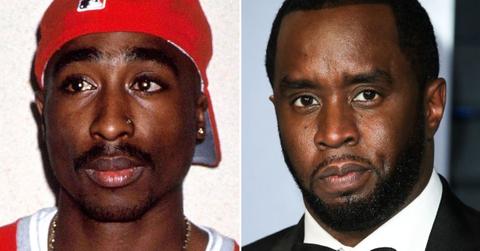 Photo of Tupac and Sean 'Diddy' Combs.
