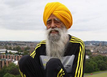 //fauja singh marathon years old getty