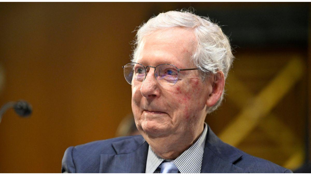 image of The latest update comes after weeks of limited communication from Mitch McConnell's office about his condition.