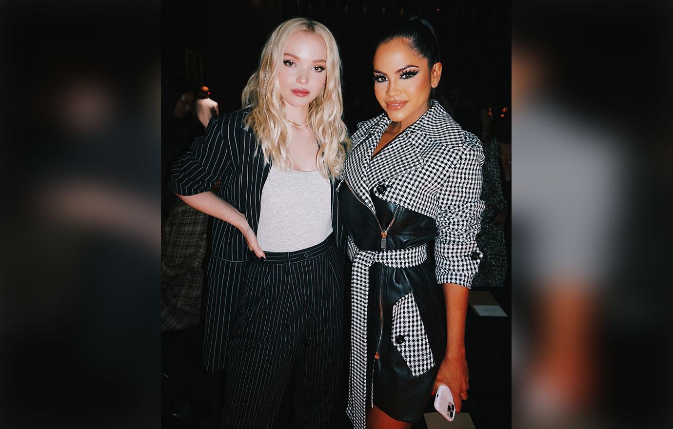 Dove Cameron and Natti Natasha at the Michael Kors Fashion Show