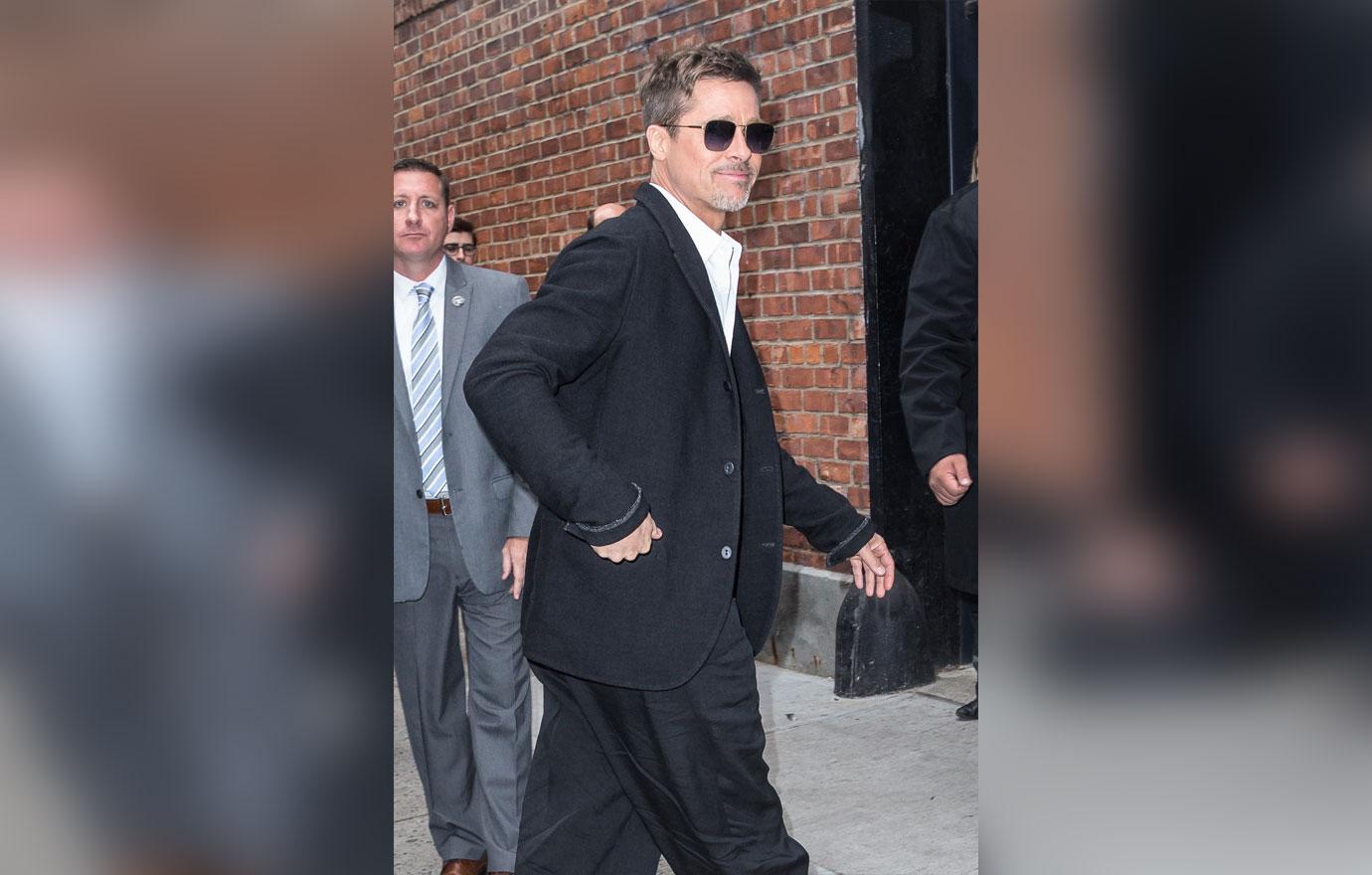 Brad Pitt Divorce Skinny Suit