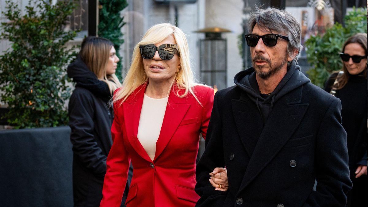 Photo of Donatella Versace and Pierpaolo Piccioli