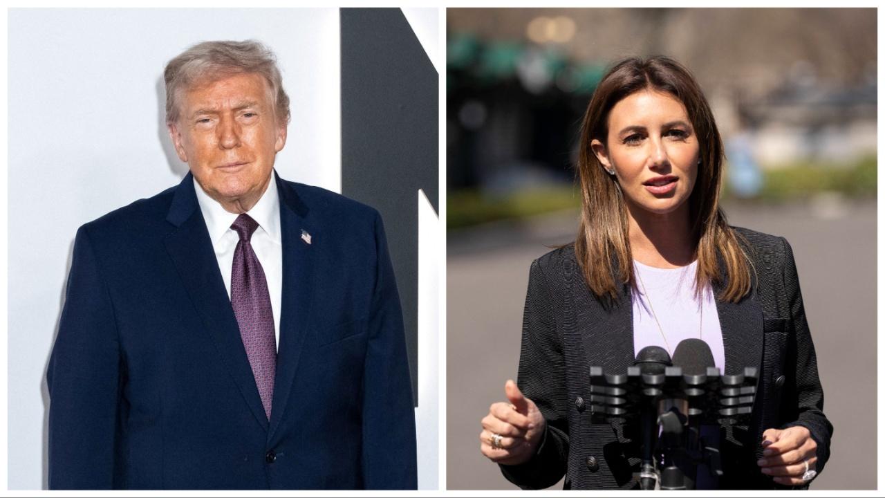 Donald Trump and Alina Habba