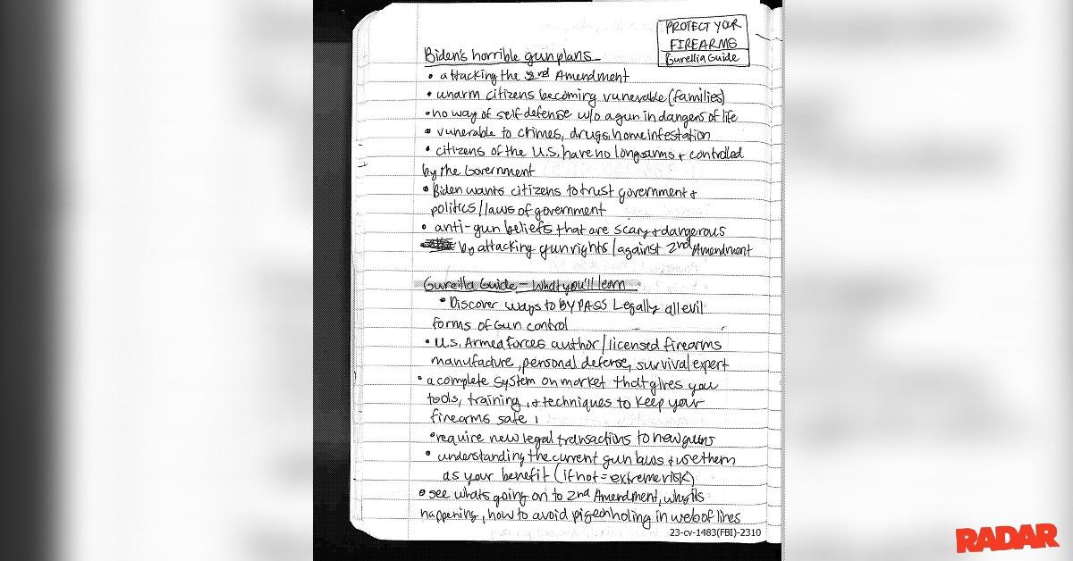 Hale also detailed Biden's 'horrible gun plans'.