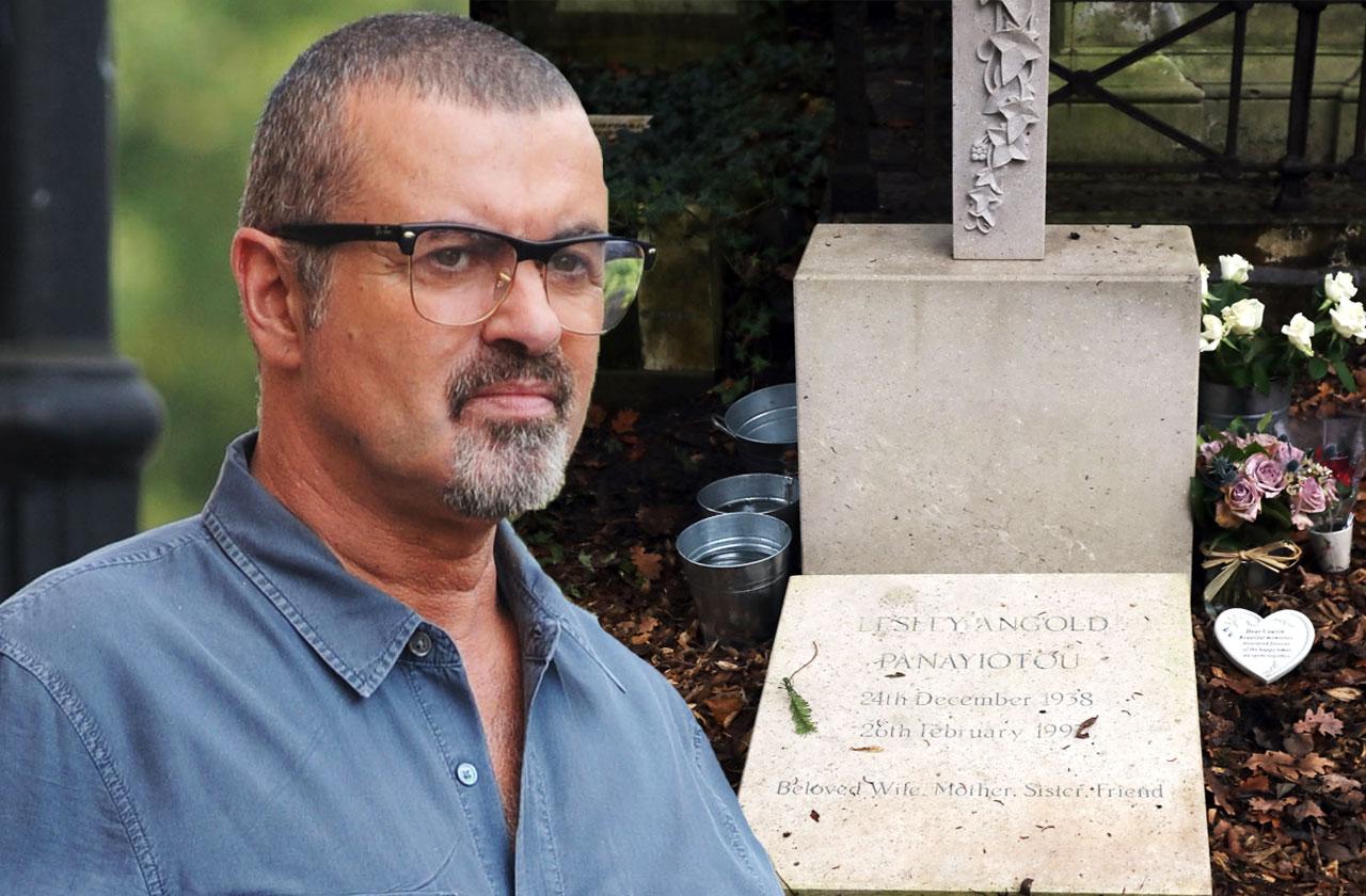 //george michael gravestone neglected tragic insult death pp