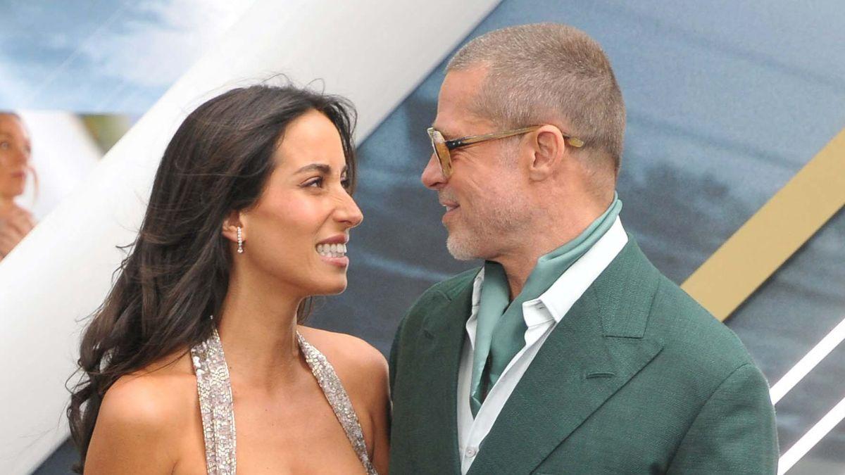 picture of Brad Pitt and Ines De Ramon 