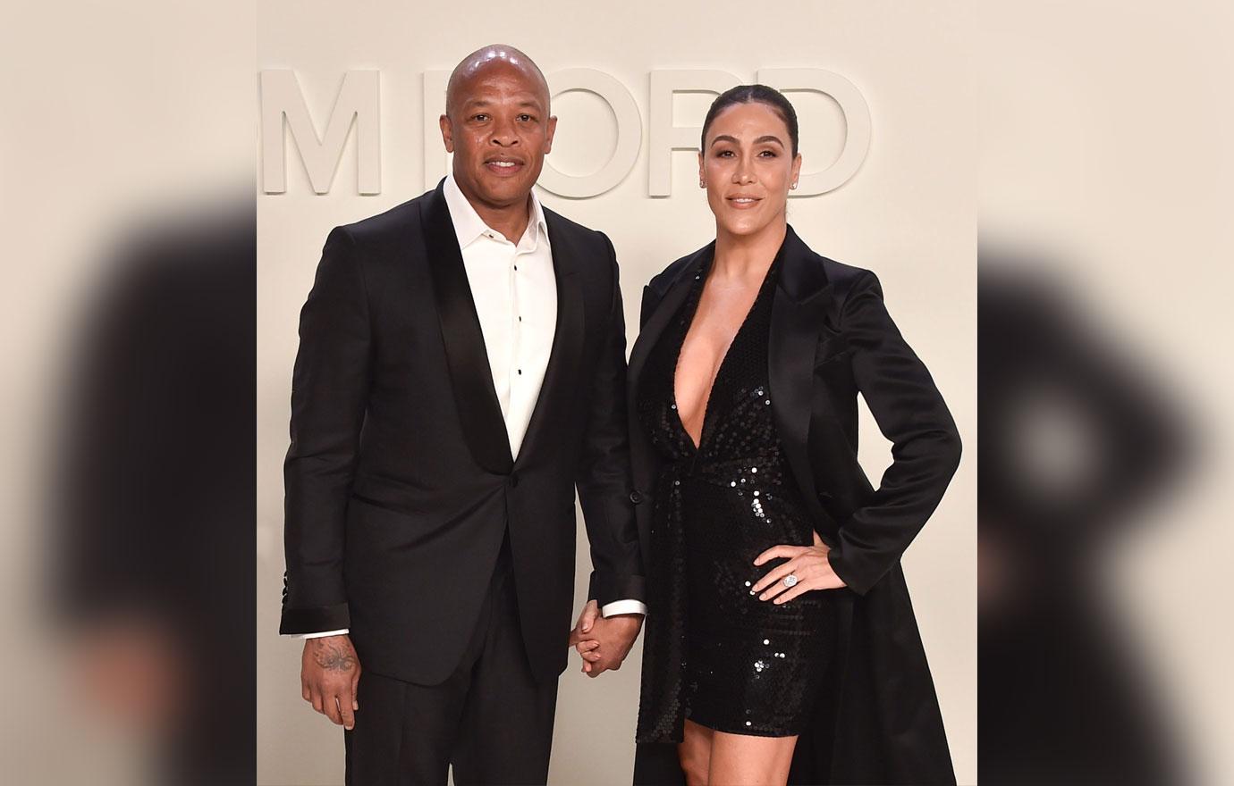 dr dre ex wife nicole young scores rolls royce cadillac escalada limo  million divorce deal