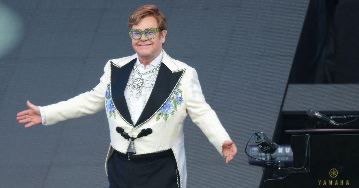 elton john desperately selling christmas junk