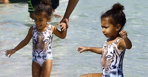 North West Tiger Swimsuit Beach Miami