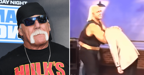 Split photo of Hulk Hogan, Hulk Hogan and Richard Belzer