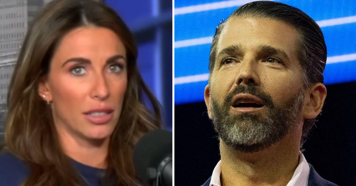 Photo of Alyssa Farah Griffin and Donald Trump Jr. 