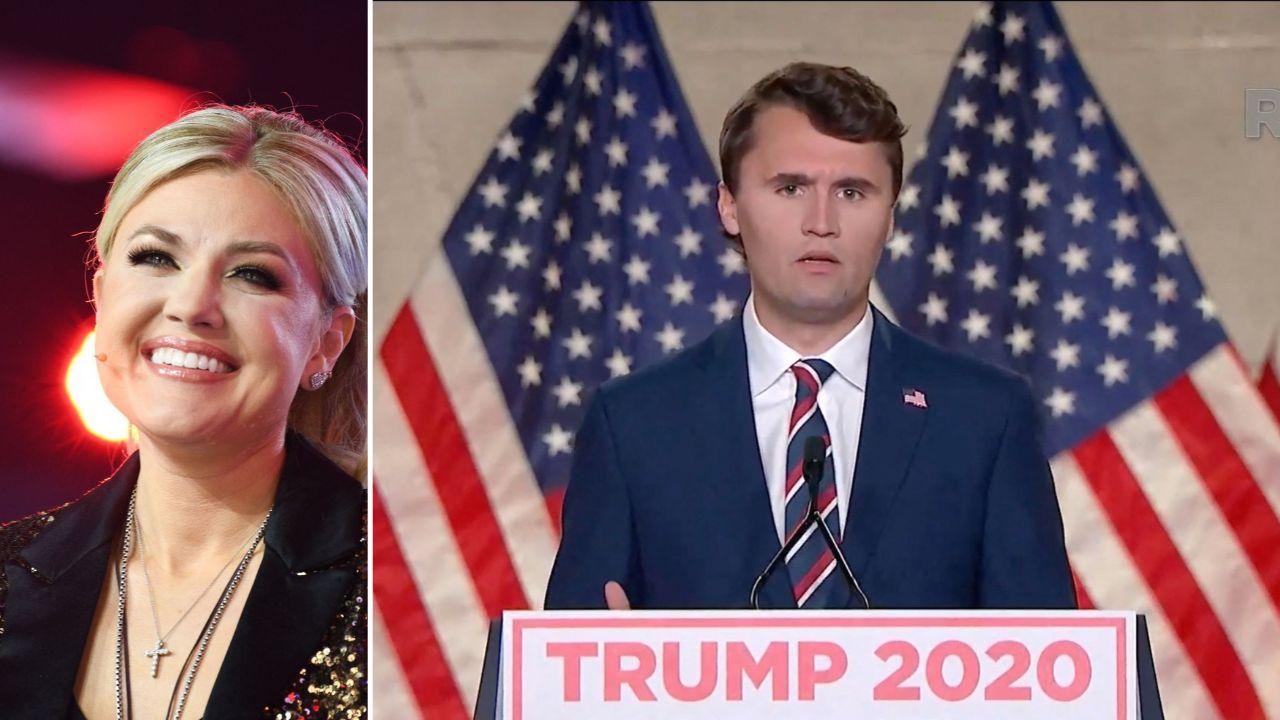 Photo of Erika Kirk, Charlie Kirk