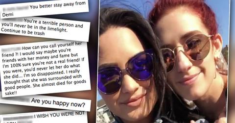 Demi Lovato Overdose Dancer BFF Blame