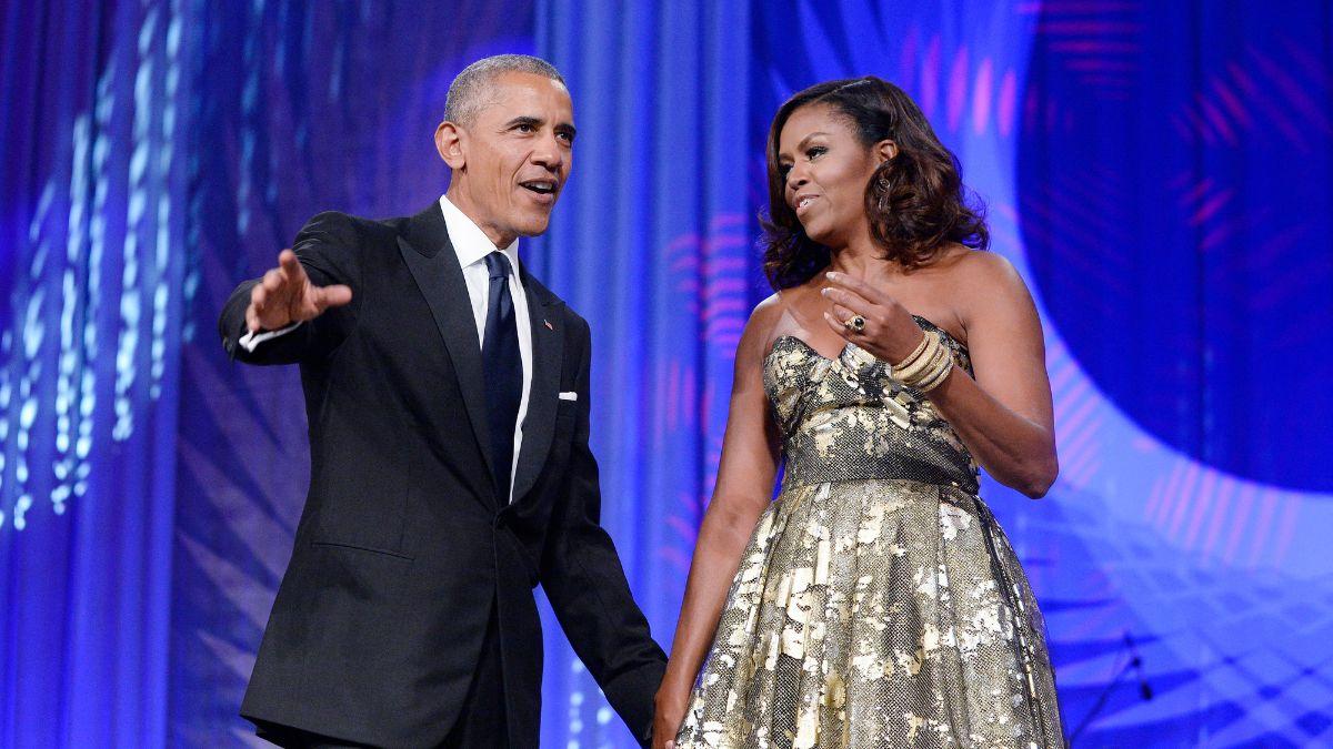 Photo of Barack Obama and Michelle Obama