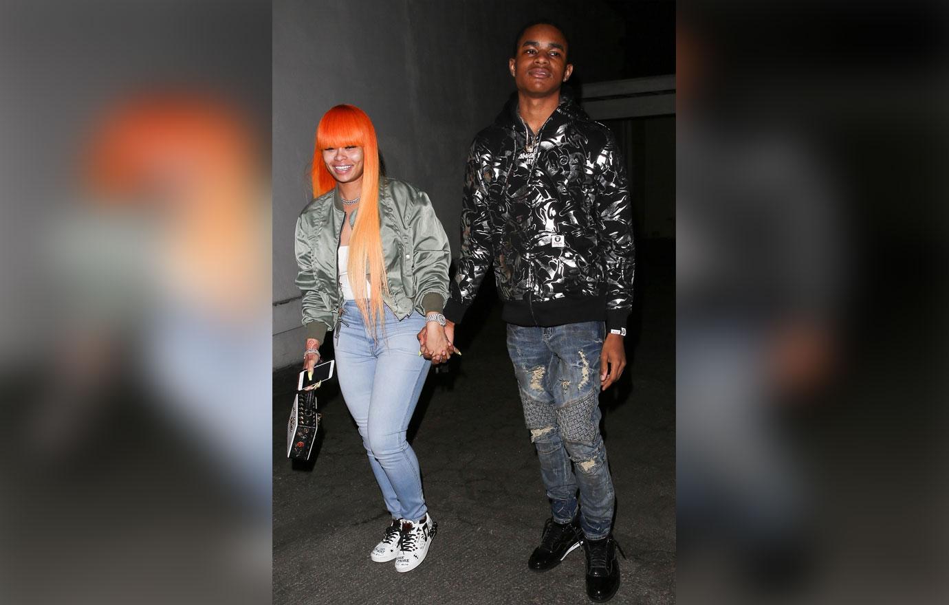 //Blac Chyna teen boyfriend PDA