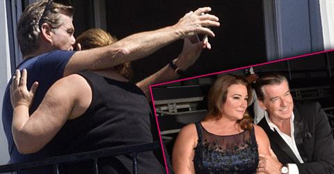 Pierce Brosnan Keely Shaye Smith Paris Photos