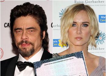 //kimberly stewart benicio del toro splash