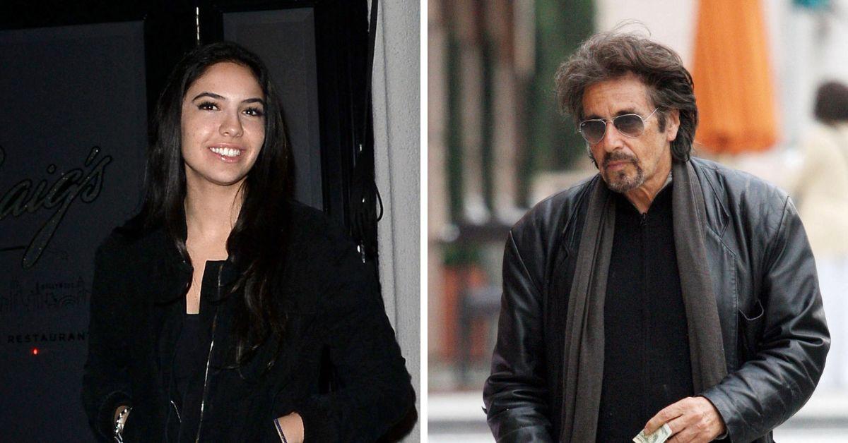 al pacino and noor alfallah  years