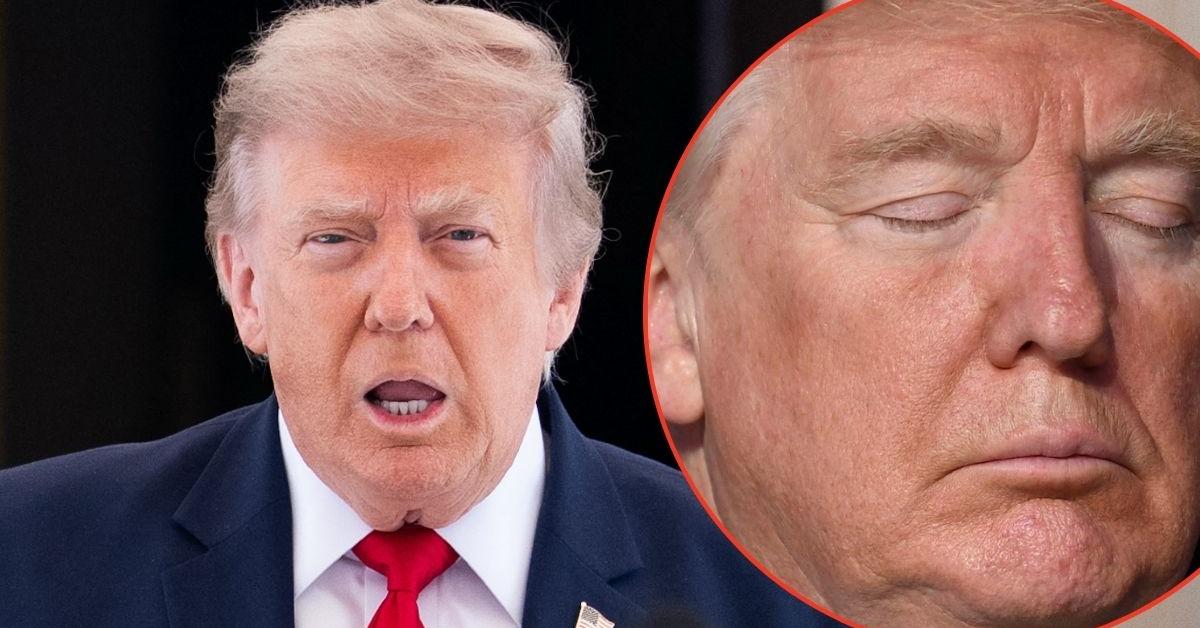 Trump Busted Falling Asleep As Pete Hegseth Praises Him for 'Rebuilding' the Military — After Prez Claimed He Isn't a 'Big Sleeper'