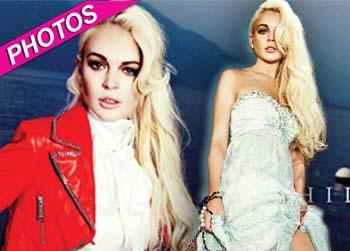 //lindsay lohan models phillipp plein