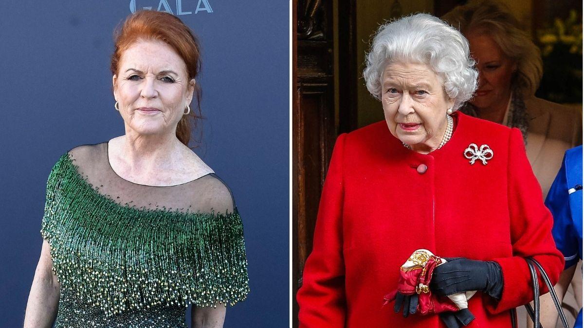 Photo of Sarah Ferguson and Queen Elizabeth