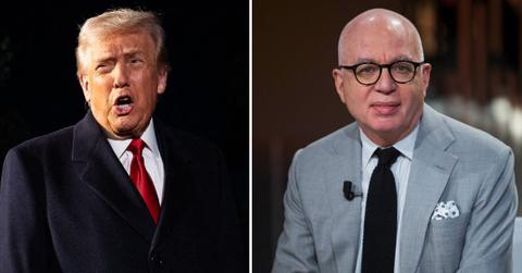 Photo of Donald Trump and Michael Wolff