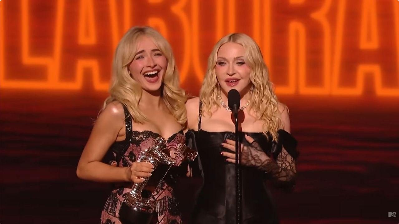 Photo of Sabrina Carpenter and Madonna