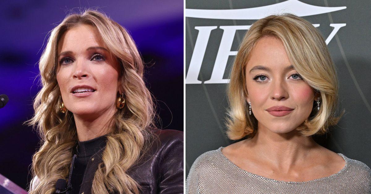 Composite photo of Megyn Kelly and Sydney Sweeney