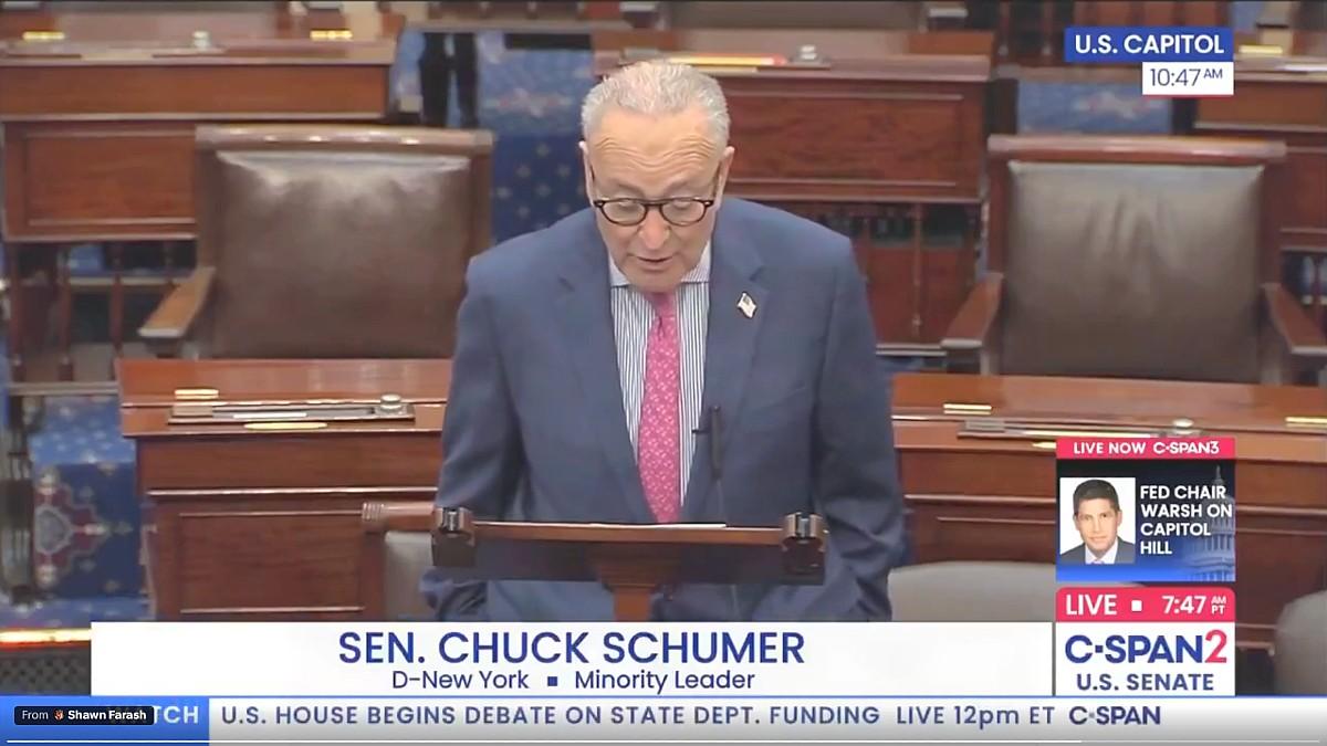 The senator was caught on camera seemingly reacting to the alleged gas attack.