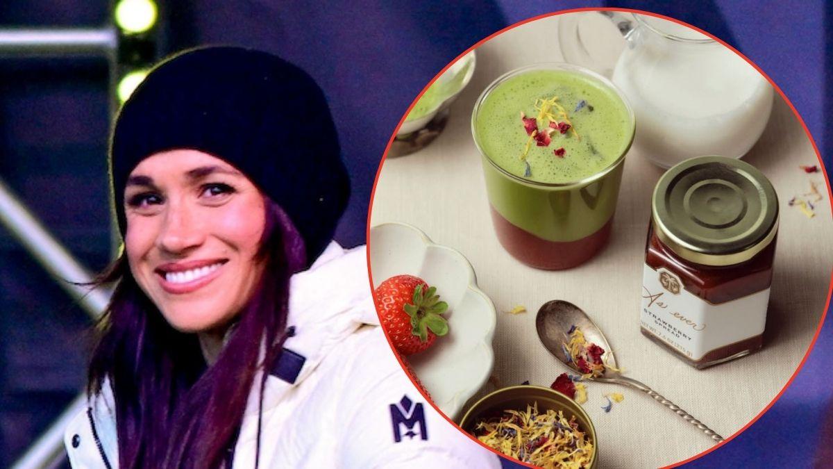 Photo of Meghan Markle, matcha set
