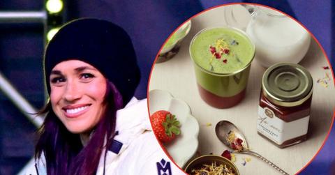 Photo of Meghan Markle, matcha set