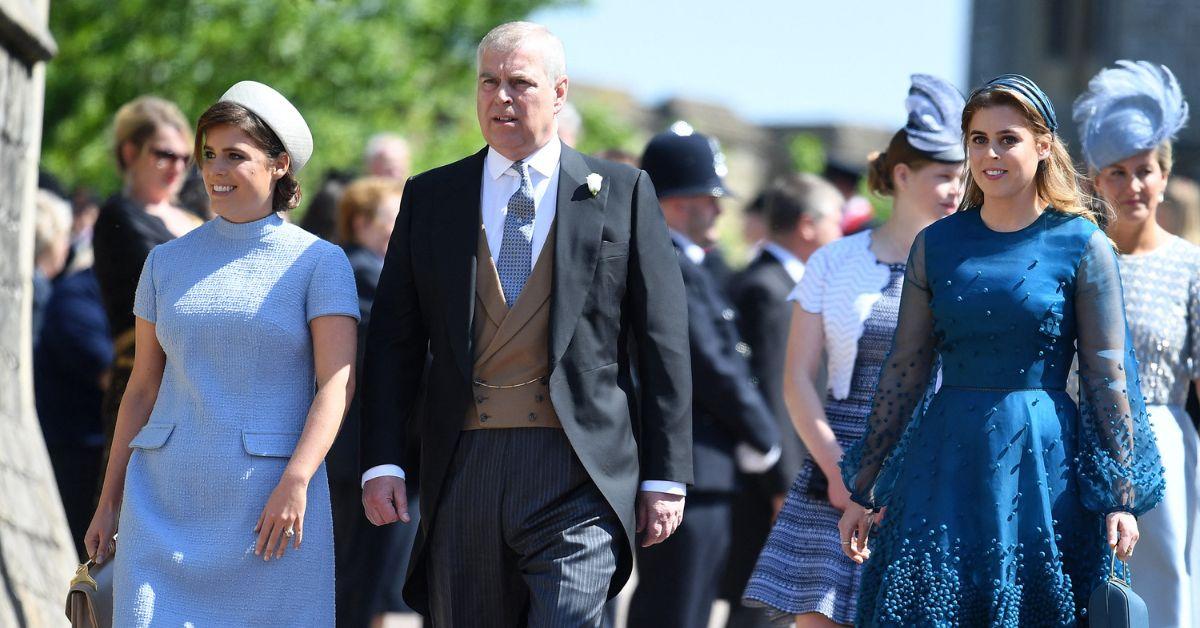 Photo of Andrew, Princesses Beatrice and Eugenie
