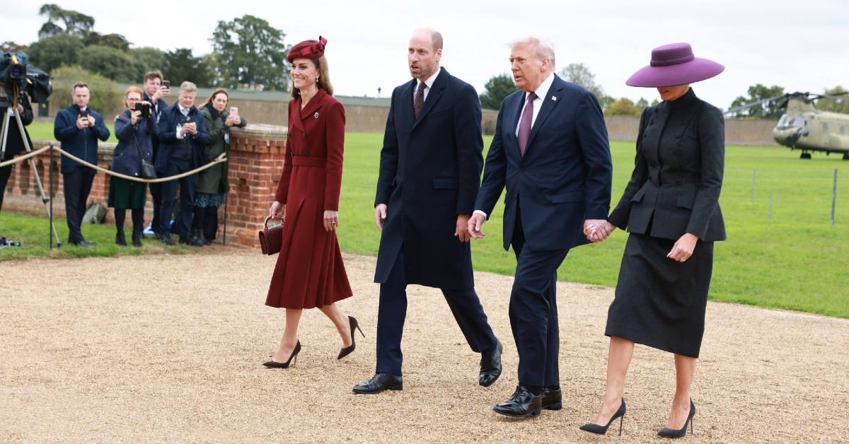 Photo of Kate Middleton, Prince William, Donald Trump, Melania Trump