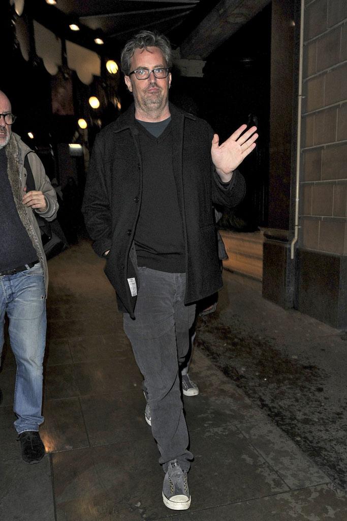 Matthew Perry Weight Gain Disheveled London