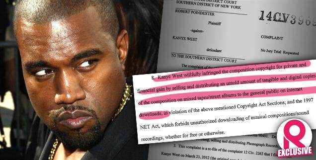 Kanye Sued Over Gold Digger Sample