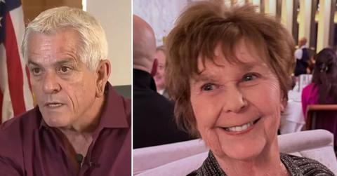 split image of Chris Nanos and Nancy Guthrie