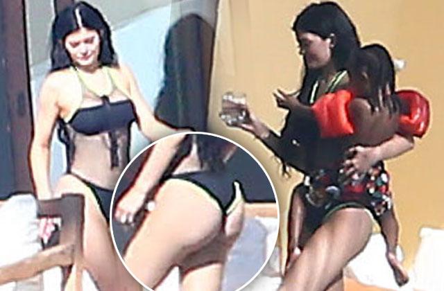 Kylie Jenner Tyga Mexico Bikini Beach King