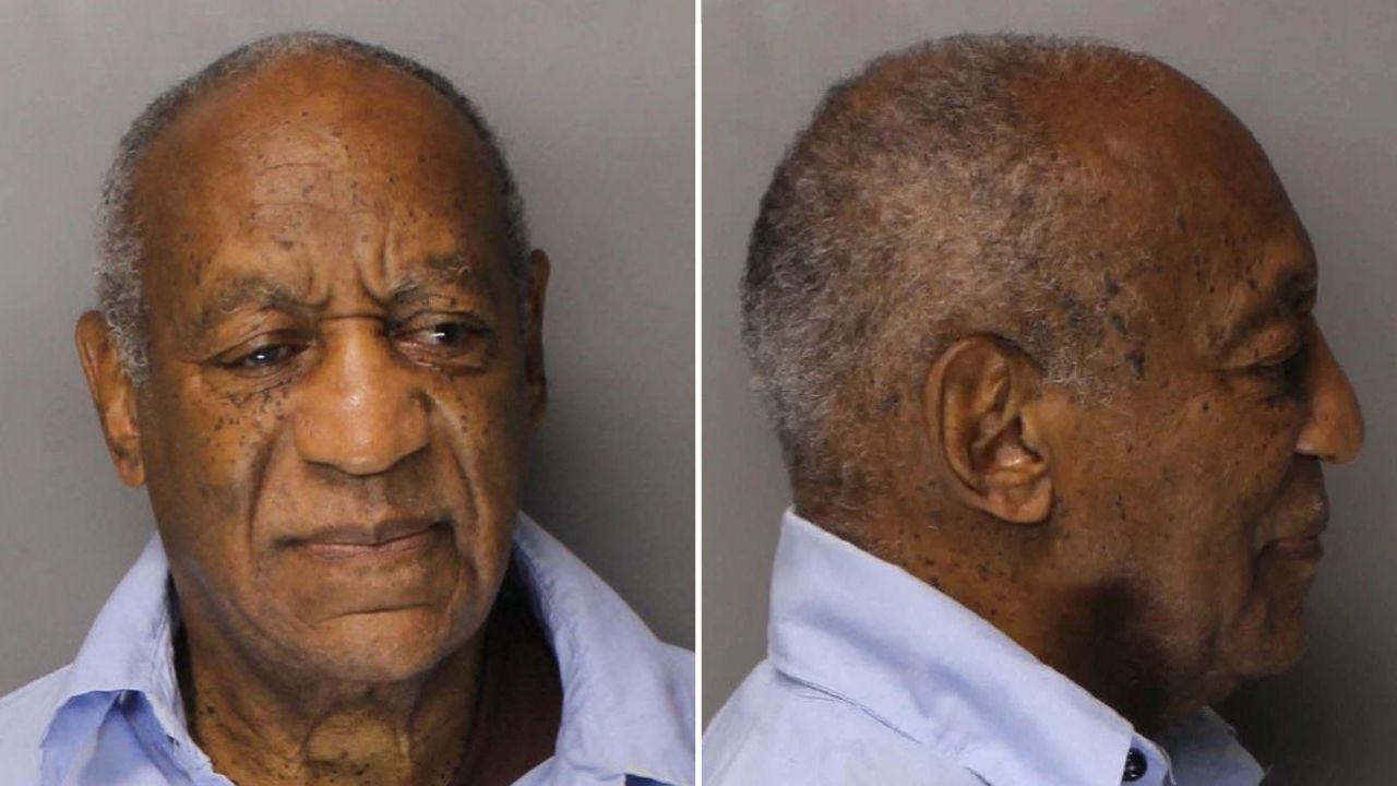 A mugshot of Bill Cosby