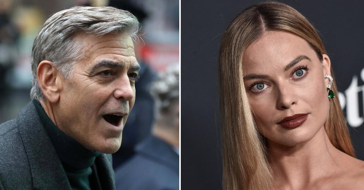 george clooney is at loggerheads with margot robbie over rival oceans  plans pp