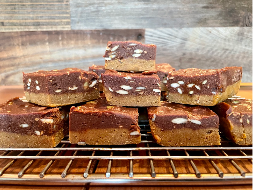 Dr. Igor’s Pumpkin & Hemp Heart Fudge Protein Bars Recipe