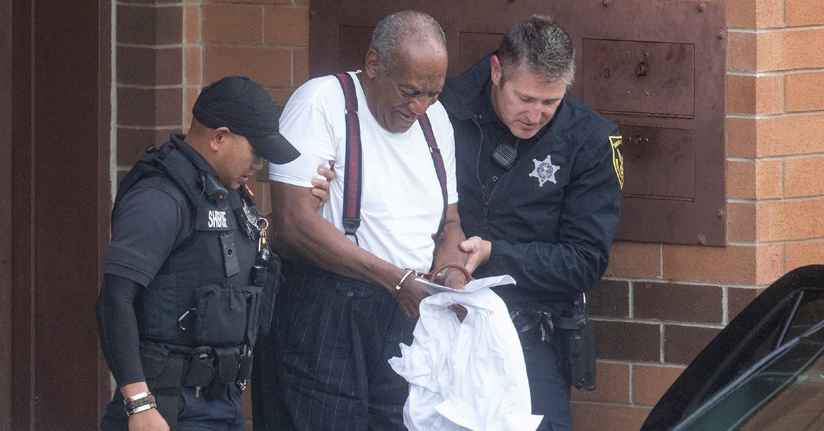 bill cosby handcuffed outside courtjpg