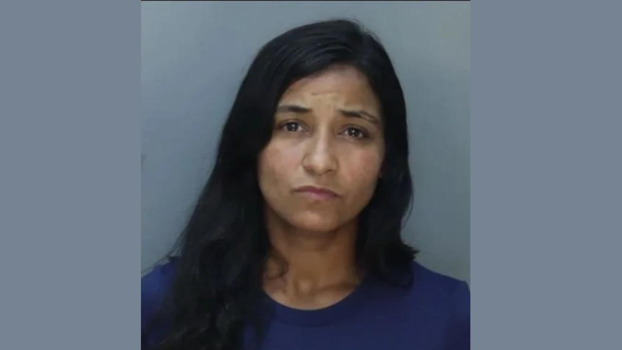 The ex-cop allegedly physically attacked her boyfriend.