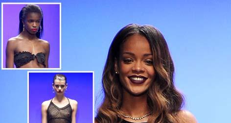 //rihanna river island london fashion week square getty