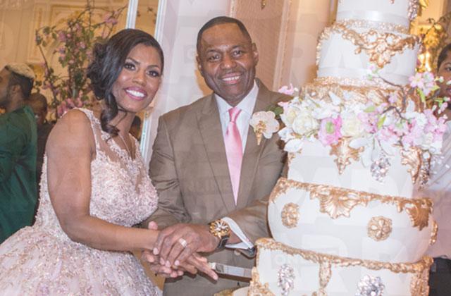 Omarosa Wedding Reception Pink Dress